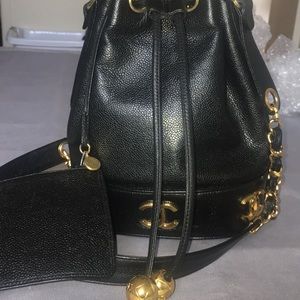 Vintage Chanel bucket bag